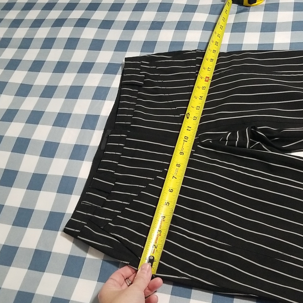 POLECI MADE IN USA BLACK AND WHITE STRIPE PANTS - Picture 9 of 16